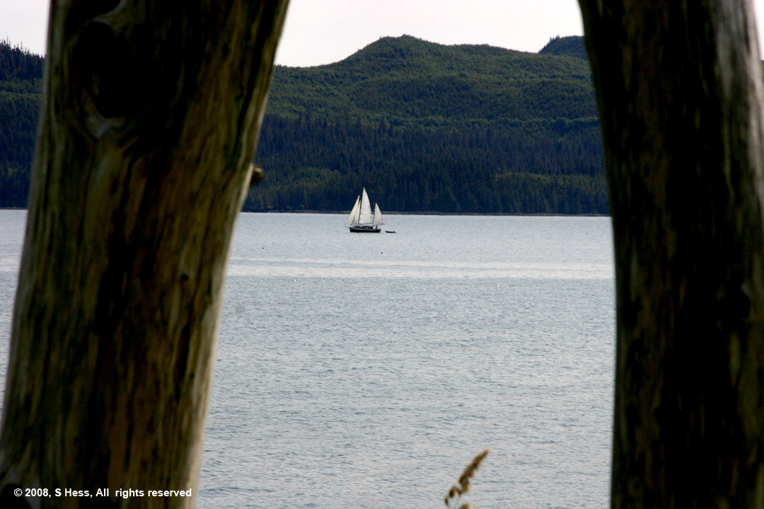 Sailboat on Bearskin Bay